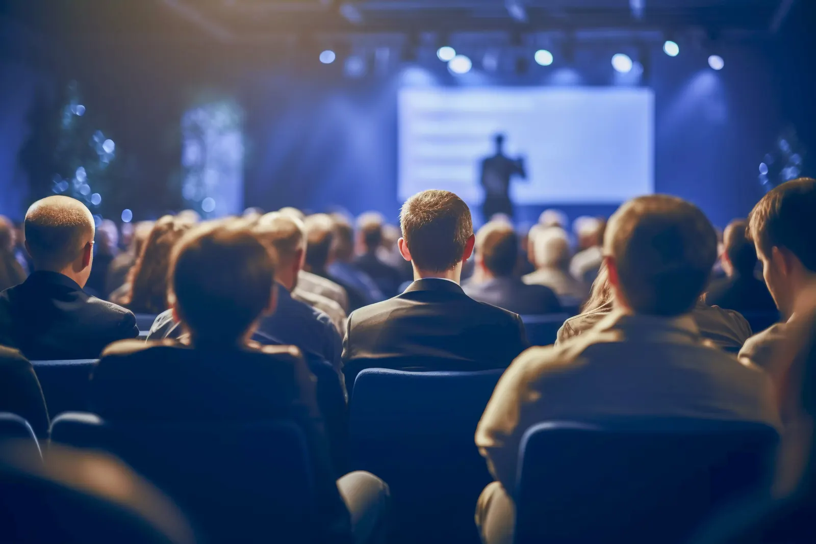 Plateia em palestra da Lidere